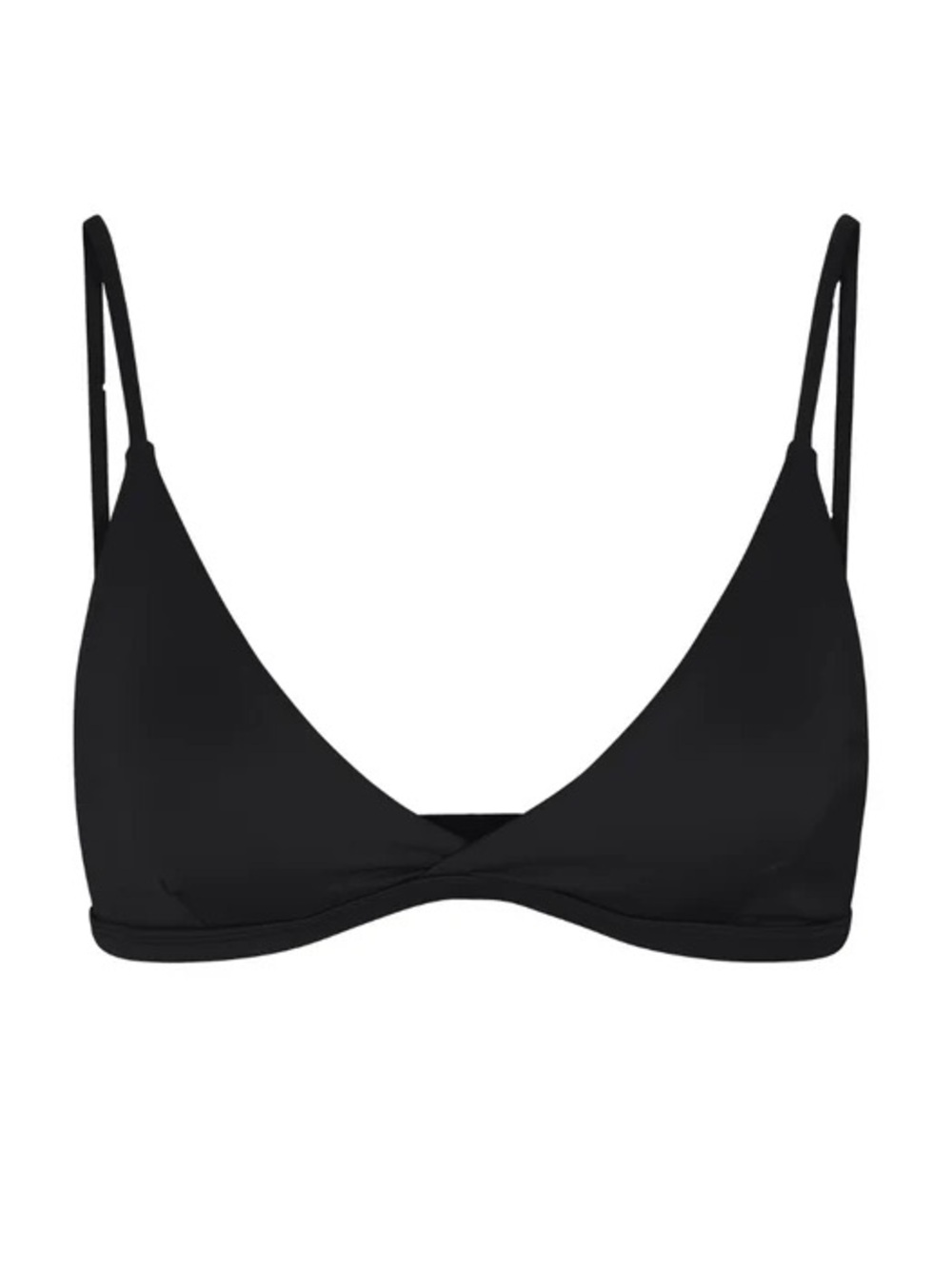 NWT Left On Friday Sweet Victory Bikini Top in Jet - Picture 2 of 4